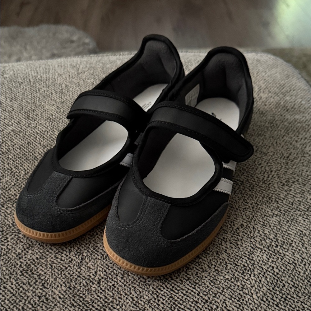 Adidas Black and White Samba Janes
